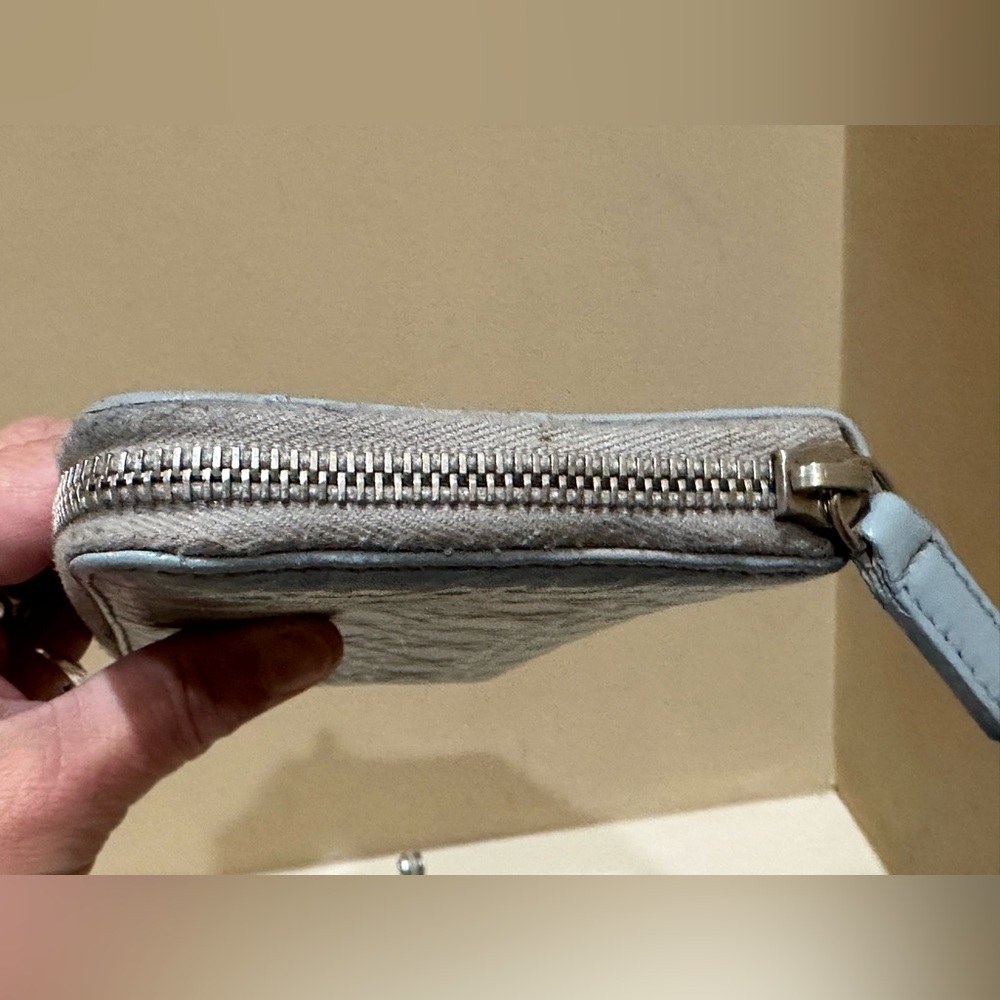 Dior Cannage Grey Zip Long Wallet - Picture 3 of 13